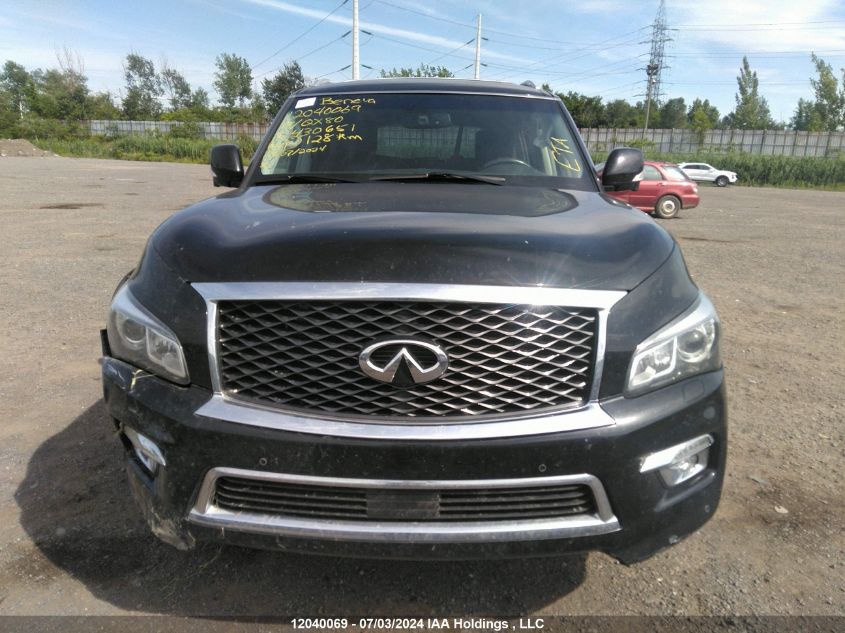 2017 Infiniti Qx80 VIN: JN8AZ2NC2H9430651 Lot: 12040069