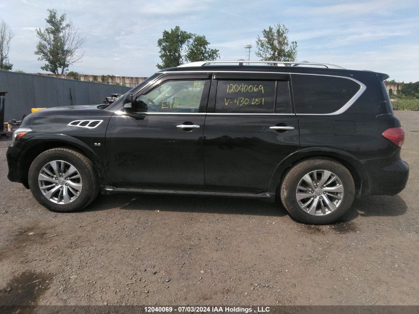 2017 Infiniti Qx80 VIN: JN8AZ2NC2H9430651 Lot: 12040069