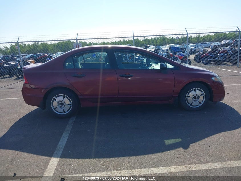 2009 Honda Civic Sdn VIN: 2HGFA16449H115606 Lot: 12040079