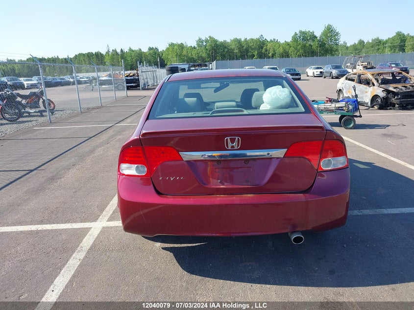 2009 Honda Civic Sdn VIN: 2HGFA16449H115606 Lot: 12040079