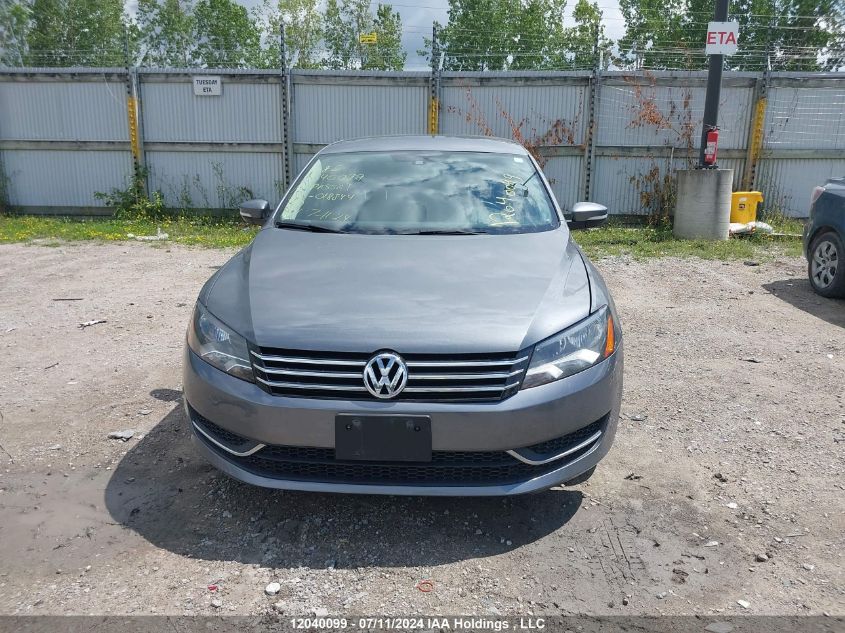 2014 Volkswagen Passat VIN: 1VWAH7A36EC018844 Lot: 12040099