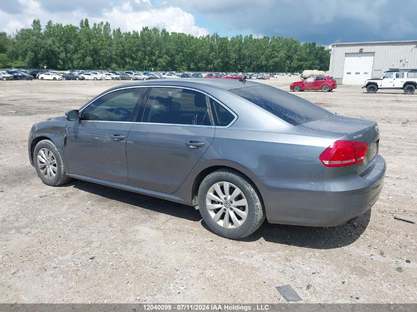 2014 Volkswagen Passat VIN: 1VWAH7A36EC018844 Lot: 12040099