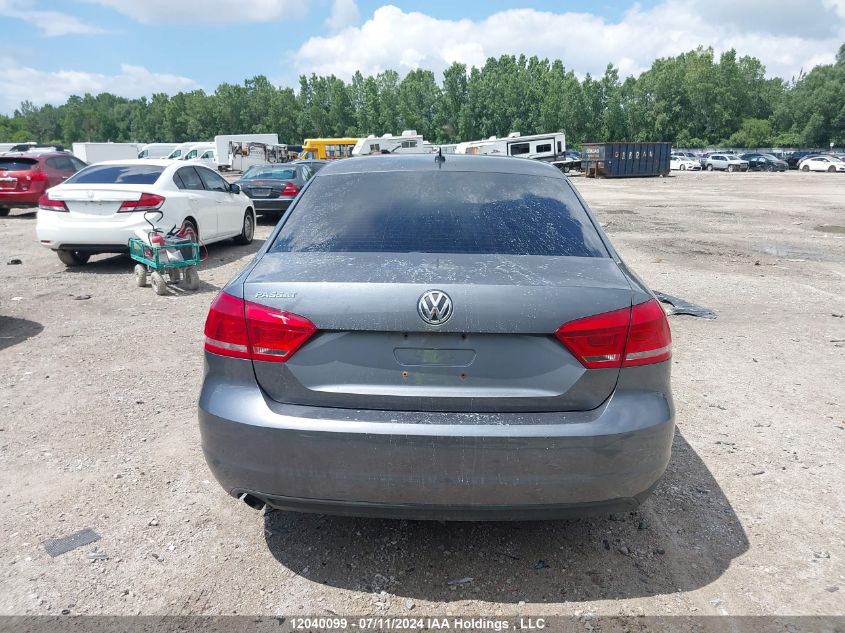 2014 Volkswagen Passat VIN: 1VWAH7A36EC018844 Lot: 12040099