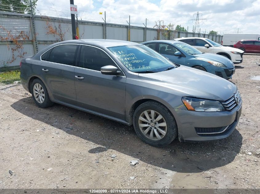 1VWAH7A36EC018844 2014 Volkswagen Passat