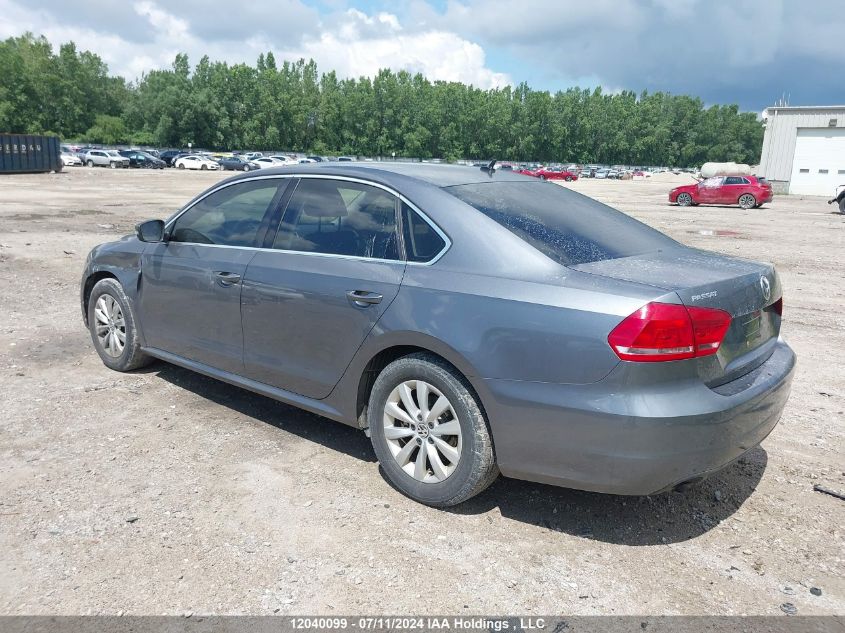 1VWAH7A36EC018844 2014 Volkswagen Passat