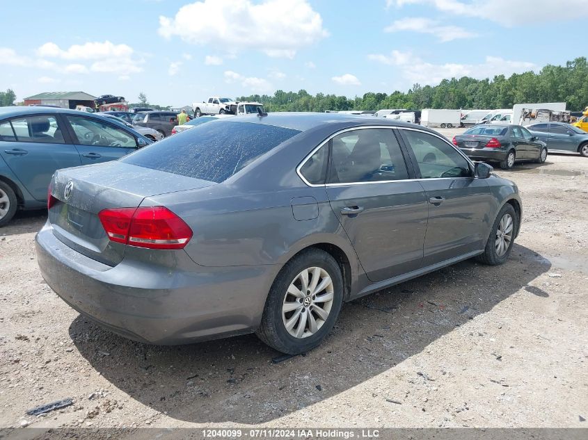 1VWAH7A36EC018844 2014 Volkswagen Passat