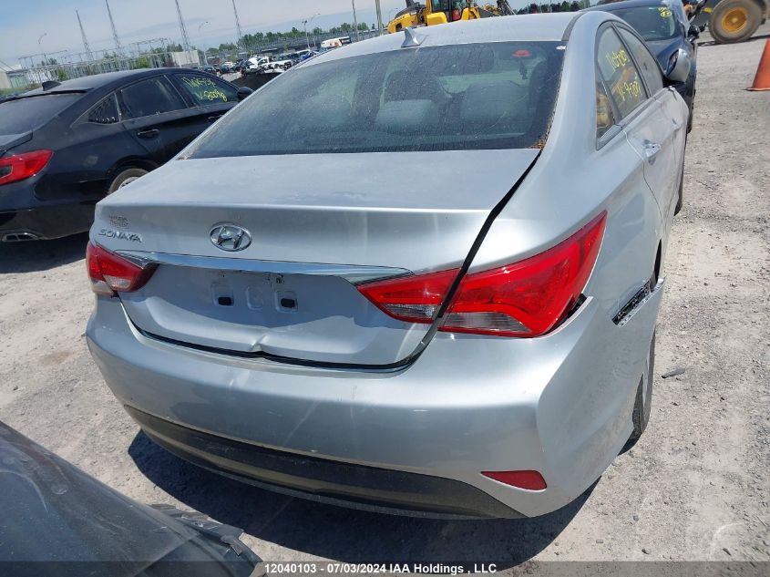 2014 Hyundai Sonata Gls VIN: 5NPEB4AC7EH942072 Lot: 12040103