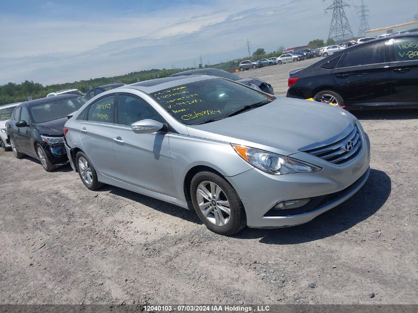 2014 Hyundai Sonata Gls VIN: 5NPEB4AC7EH942072 Lot: 12040103