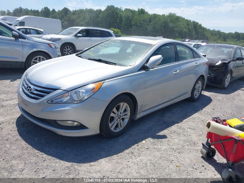 2014 Hyundai Sonata Gls VIN: 5NPEB4AC7EH942072 Lot: 12040103