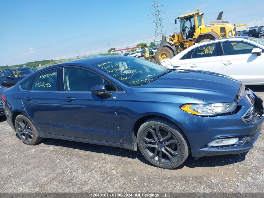 2018 Ford Fusion Se VIN: 3FA6P0H98JR236945 Lot: 12040107