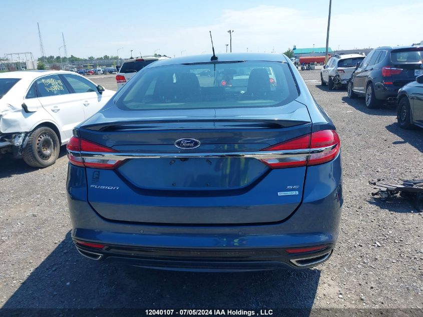 2018 Ford Fusion Se VIN: 3FA6P0H98JR236945 Lot: 12040107