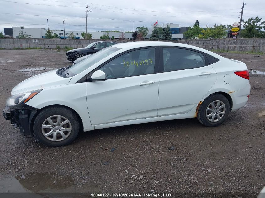 2013 Hyundai Accent Gls/Gs VIN: KMHCT4AE7DU303308 Lot: 12040127
