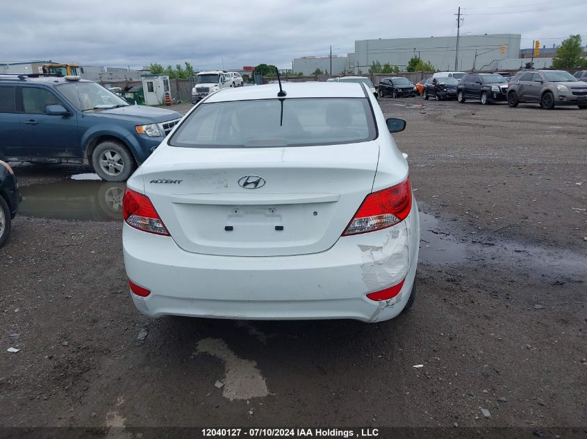 2013 Hyundai Accent Gls/Gs VIN: KMHCT4AE7DU303308 Lot: 12040127