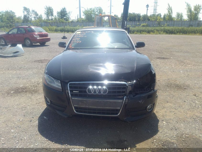 2012 Audi A5 VIN: WAULFBFH0CN001495 Lot: 12040129