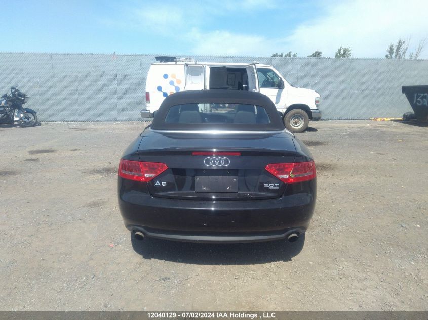 2012 Audi A5 VIN: WAULFBFH0CN001495 Lot: 12040129