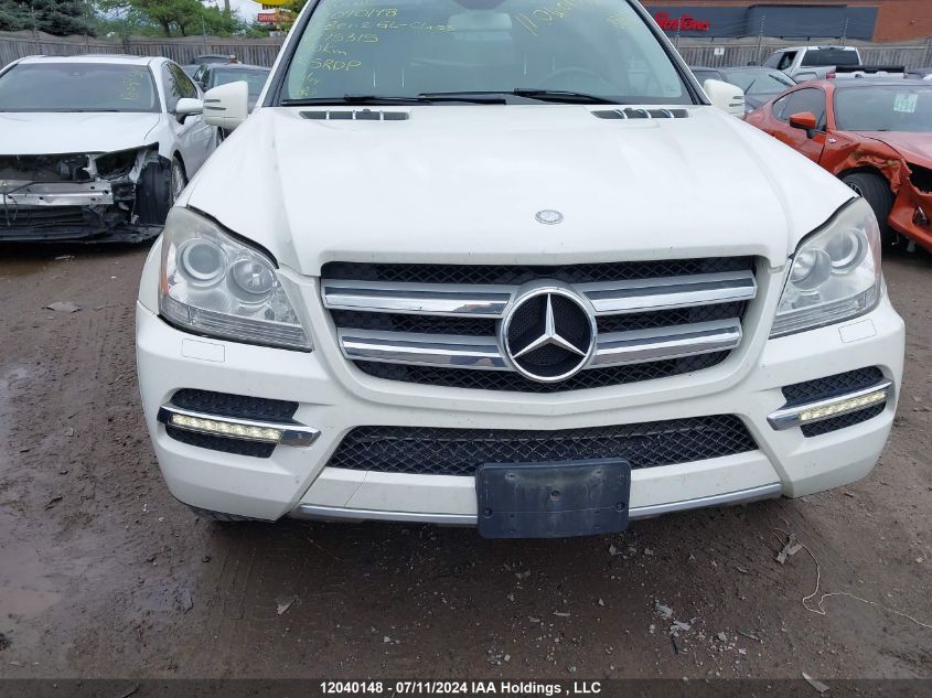 2012 Mercedes-Benz Gl-Class VIN: 4JGBF2FE7CA775315 Lot: 12040148