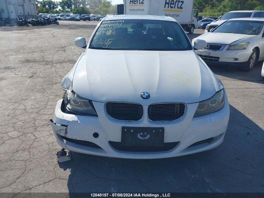 2011 BMW 3 Series VIN: WBAPK7G53BNN69432 Lot: 12040157