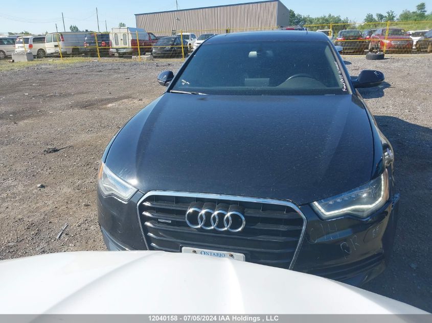 2013 Audi A6 VIN: WAUJGCFC8DN008663 Lot: 12040158