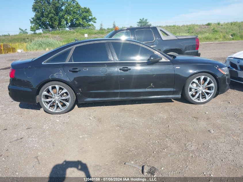 2013 Audi A6 VIN: WAUJGCFC8DN008663 Lot: 12040158