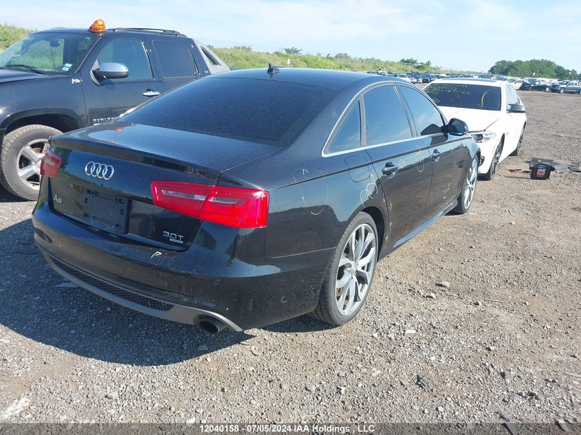 2013 Audi A6 VIN: WAUJGCFC8DN008663 Lot: 12040158