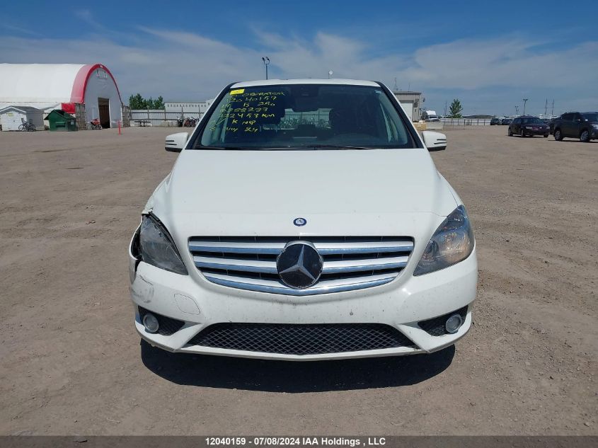 2014 Mercedes-Benz B-Class VIN: WDDMH4EB2EJ288283 Lot: 12040159