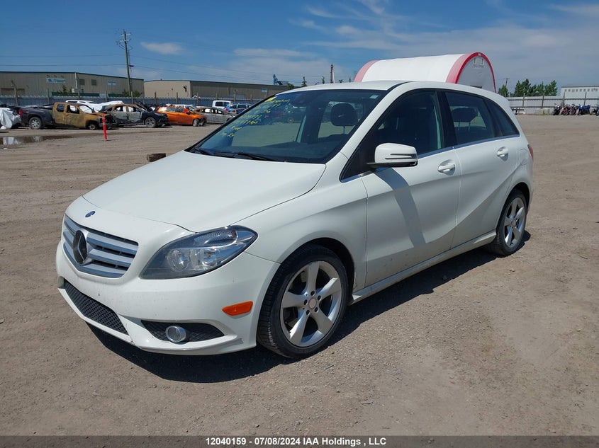 2014 Mercedes-Benz B-Class VIN: WDDMH4EB2EJ288283 Lot: 12040159