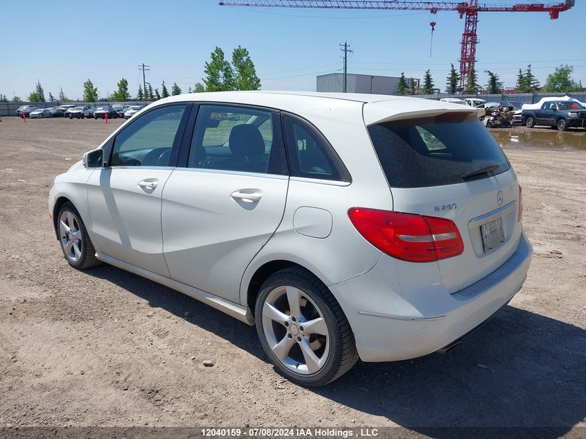2014 Mercedes-Benz B-Class VIN: WDDMH4EB2EJ288283 Lot: 12040159