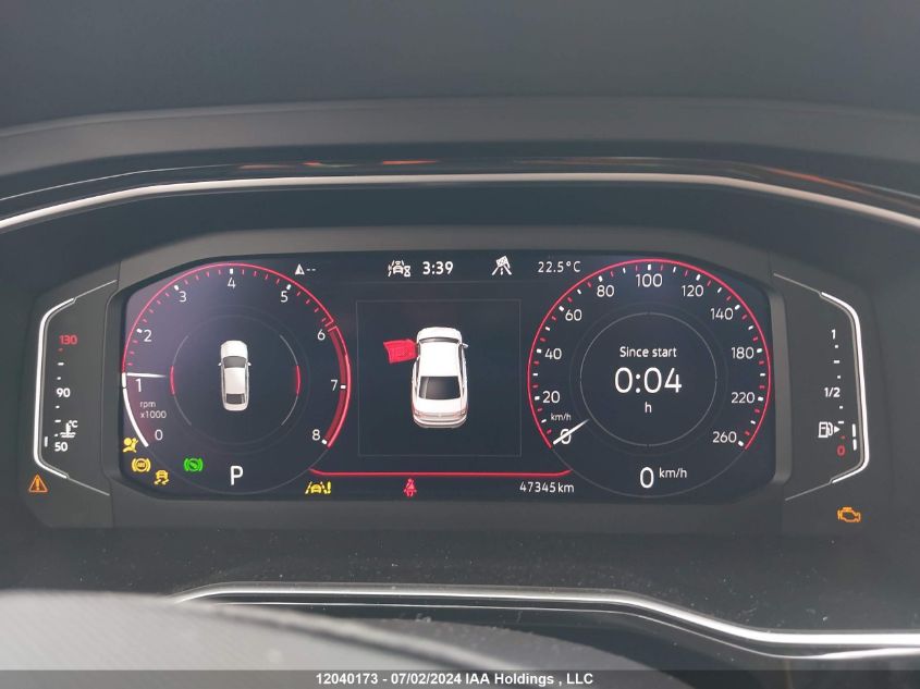 2022 Volkswagen Jetta VIN: 3VWGM7BU8NM000468 Lot: 12040173