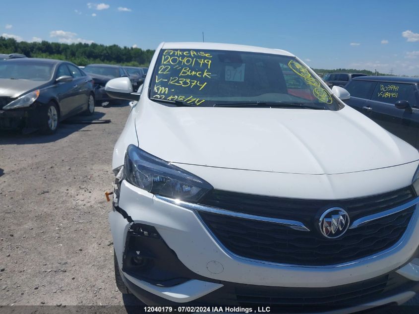 2022 Buick Encore Gx Preferred VIN: KL4MMCSL1NB123374 Lot: 12040179