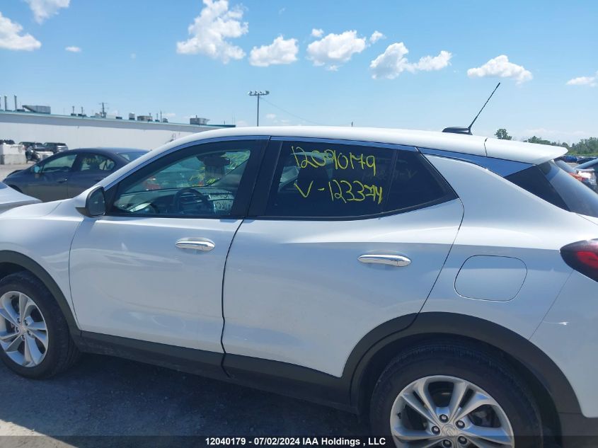 2022 Buick Encore Gx Preferred VIN: KL4MMCSL1NB123374 Lot: 12040179