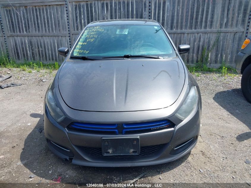 2014 Dodge Dart Sxt VIN: 1C3CDFBB2ED759191 Lot: 12040186