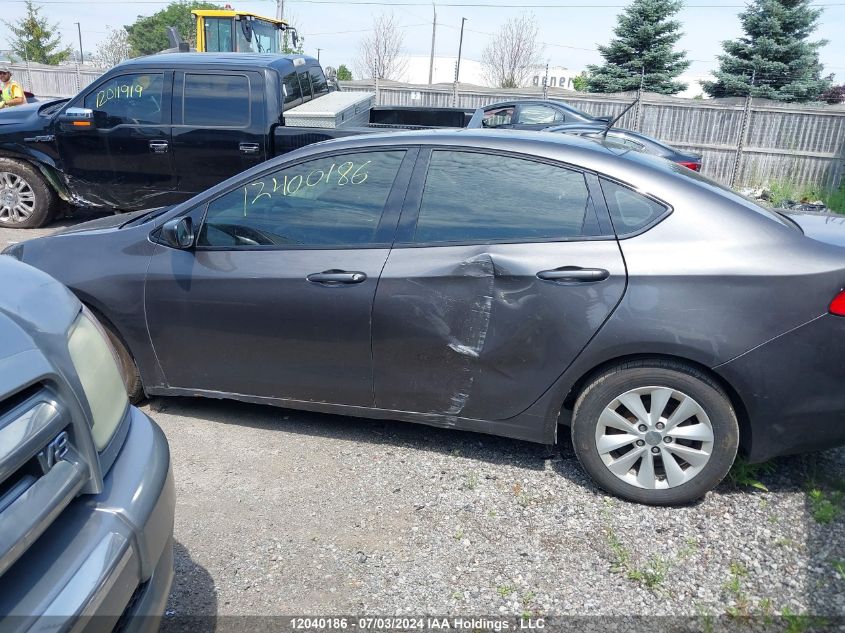 2014 Dodge Dart Sxt VIN: 1C3CDFBB2ED759191 Lot: 12040186