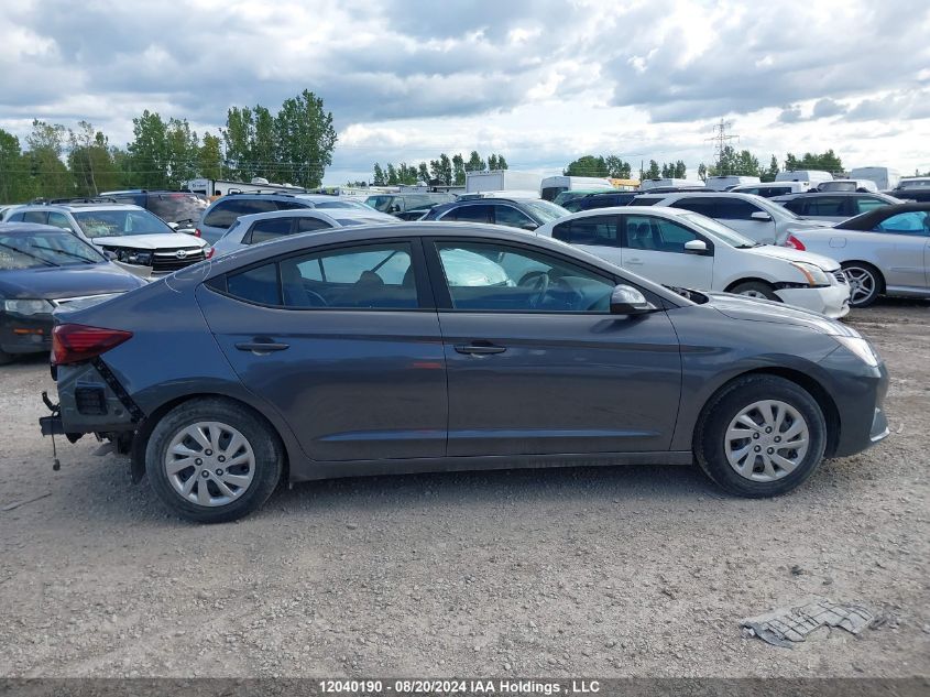 2019 Hyundai Elantra Se VIN: KMHD74LF2KU890187 Lot: 12040190