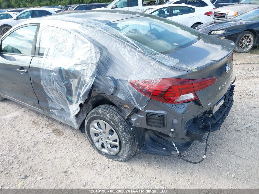 2019 Hyundai Elantra Se VIN: KMHD74LF2KU890187 Lot: 12040190