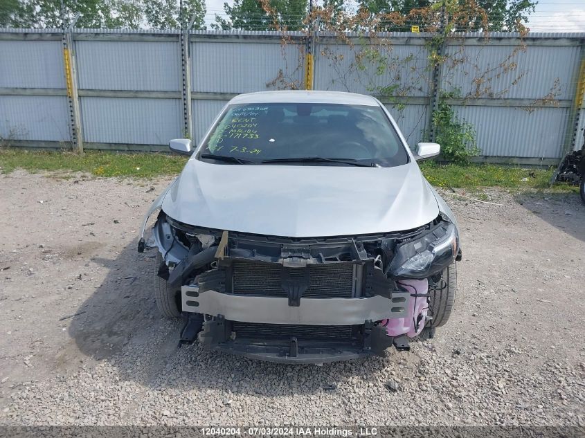 2022 Chevrolet Malibu VIN: 1G1ZD5ST0NF171733 Lot: 12040204