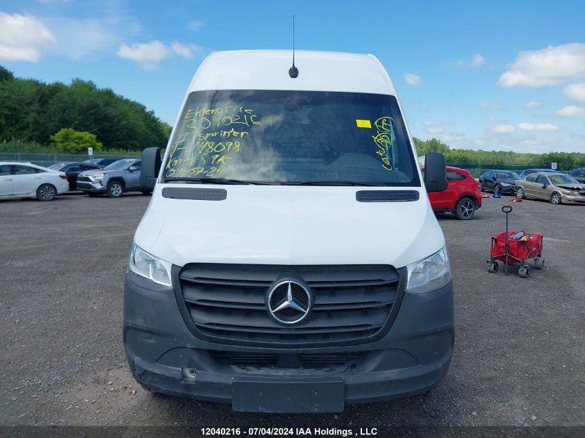 2022 Mercedes-Benz Sprinter VIN: W1Y4DCHY7NP448098 Lot: 12040216