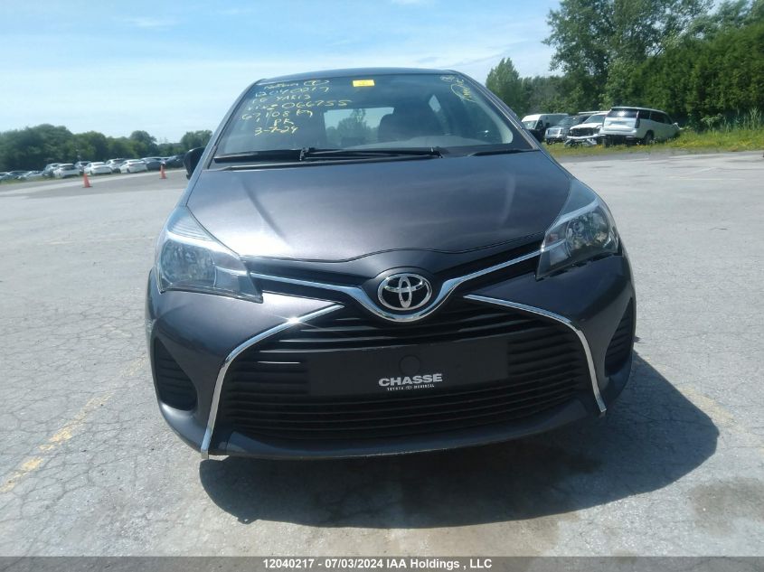 2016 Toyota Yaris VIN: VNKKTUD38GA066755 Lot: 12040217