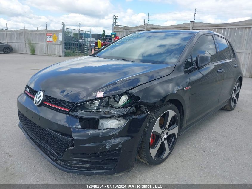 2016 Volkswagen Golf Gti VIN: 3VW5T7AU6GM019938 Lot: 12040234