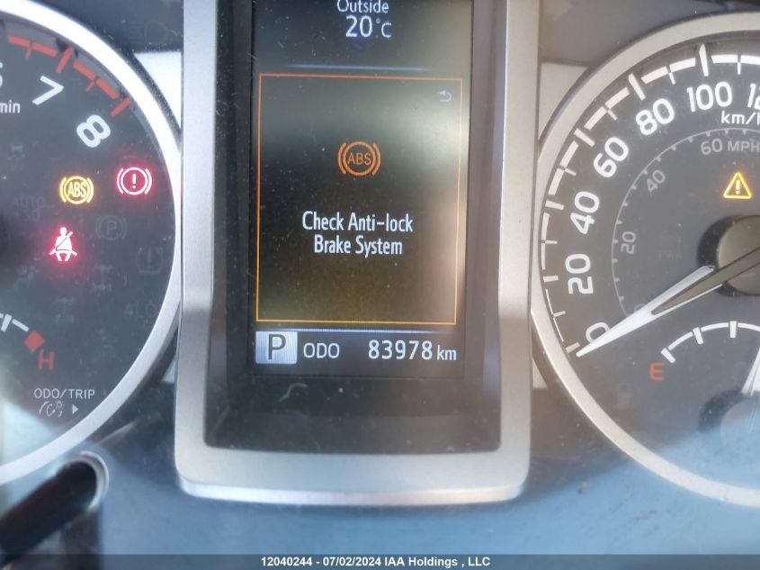 2020 Toyota Tacoma Double Cab/Sr5/Trd Sport/Trd Off Road VIN: 5TFDZ5BN1LX052911 Lot: 12040244