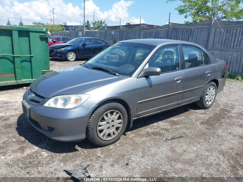 2004 Honda Civic Lx VIN: 2HGES16654H915866 Lot: 12040246