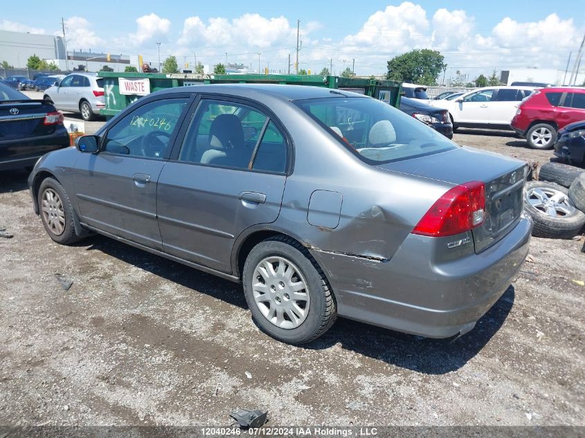 2004 Honda Civic Lx VIN: 2HGES16654H915866 Lot: 12040246