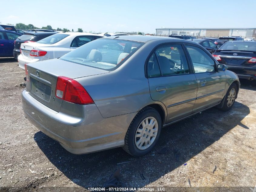 2004 Honda Civic Lx VIN: 2HGES16654H915866 Lot: 12040246