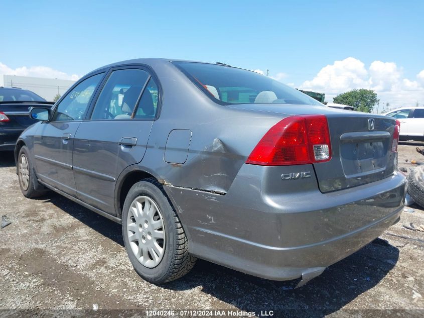 2004 Honda Civic Lx VIN: 2HGES16654H915866 Lot: 12040246