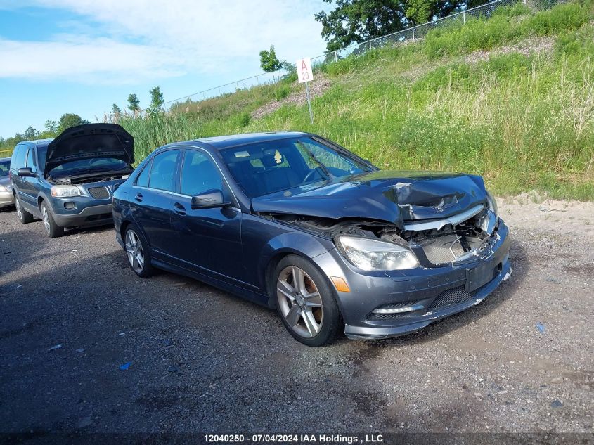 2011 Mercedes-Benz C-Class VIN: WDDGF8BB5BF572505 Lot: 12040250