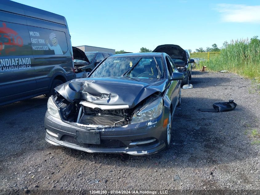 2011 Mercedes-Benz C-Class VIN: WDDGF8BB5BF572505 Lot: 12040250