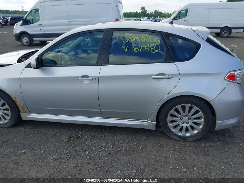 2009 Subaru Impreza VIN: JF1GH62669H810782 Lot: 12040256