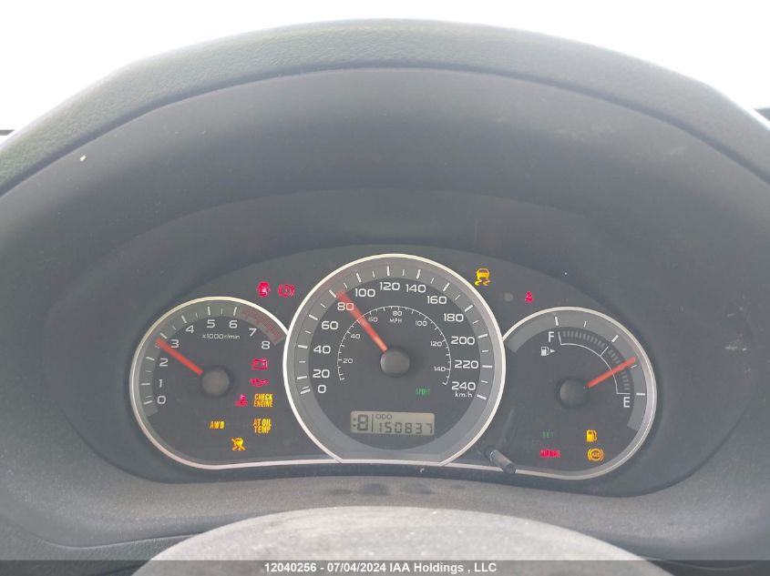 2009 Subaru Impreza VIN: JF1GH62669H810782 Lot: 12040256