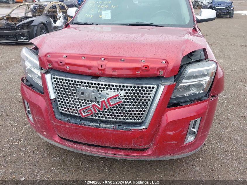 2013 GMC Terrain VIN: 2GKFLZE3XD6151549 Lot: 12040280