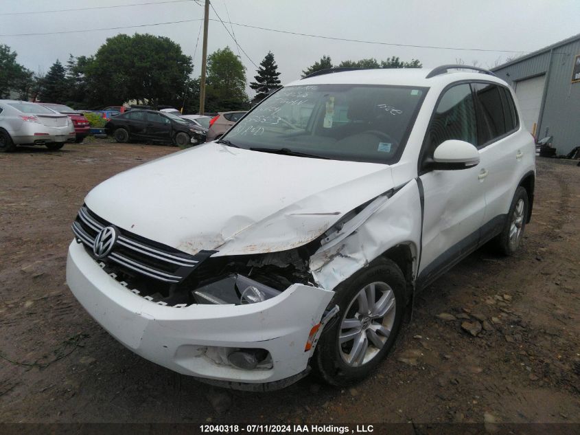 2015 Volkswagen Tiguan VIN: WVGJV7AX5FW528533 Lot: 12040318