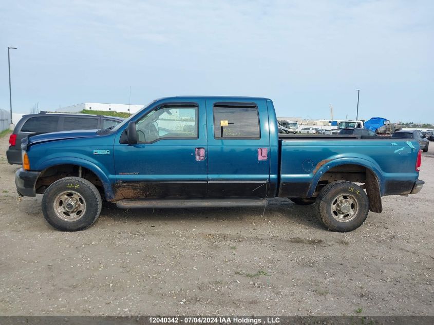 2000 Ford Super Duty F-250 VIN: 1FTNW21F9YED62247 Lot: 12040342